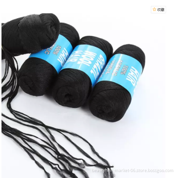 african hair knitting black acrylic twists 70g brazil brazilian wool yarn hair for braiding